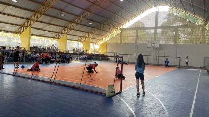 Projeto da EMEB Nossa Senhora Aparecida traz a vivência do Goalball para os alunos