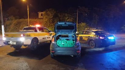 Polícia apreende mais de meia tonelada de maconha em operação na SC-480, em Bom Jesus