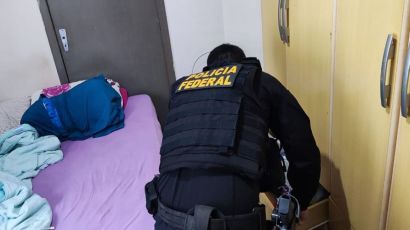 Uma pessoa é presa na região Amai durante operação da Polícia Federal de combate ao abuso sexual