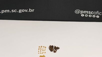 PM apreende drogas durante abordagem em Xanxerê