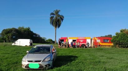 Mulher fica ferida em saída de pista registrada em Marema