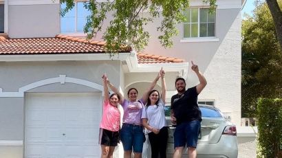 Família de Xanxerê passa por momentos de apreensão durante a passagem de furacão pela Flórida
