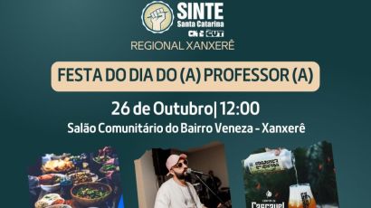 Sinte de Xanxerê realiza Festa do Professor