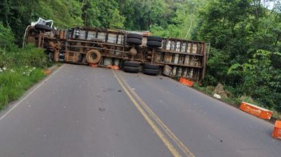 Atenção: trânsito interditado entre Seara e Xavantina 