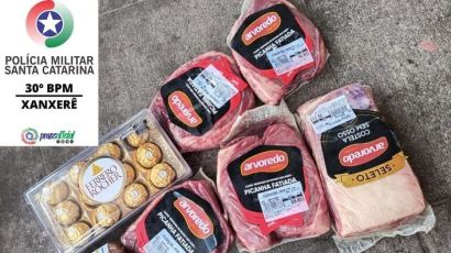 Homem é preso em flagrante por furto em supermercado de Xanxerê