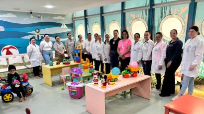 HRSP renova brinquedoteca da Pediatria com doação especial