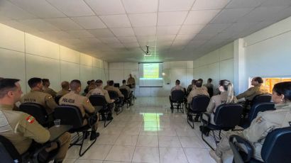 Policiais militares participam de treinamento em Xanxerê 