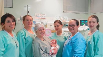 Bebês prematuros comemoram primeiro mesversário no HRSP