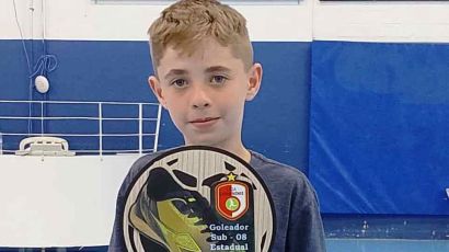 Atleta de Xanxerê é artilheiro da Liga Catarinense de Futsal Sub-8