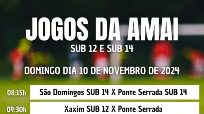 São Domingos será sede das semifinais e finais do futebol dos Jogos da Amai