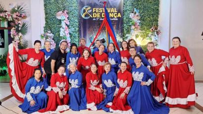 Xanxerê recebe prêmio de Melhor Grupo de Festival de Dança da 3ª Idade de Piratuba