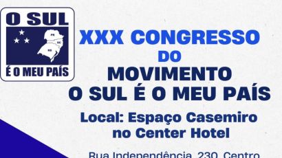 Xanxerê sediará XXX Congresso Nacional do Movimento O Sul é o Meu País