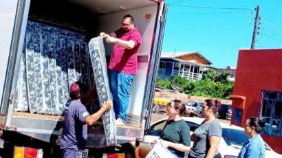 São Domingos recebe kits da Defesa Civil e realiza entrega a famílias afetadas pelas chuvas