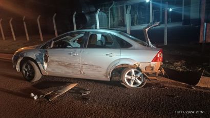 Colisão entre veículos é registrada em São Domingos