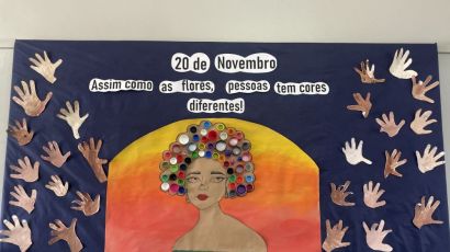 Crianças aprendem sobre a cultura africana em escola de Xanxerê