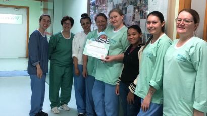 HRSP comemora alta de bebê após três meses de internação na UTI Neonatal