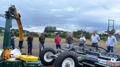 Xanxerê recebe equipamentos agrícolas para  famílias da Patrulha Rural