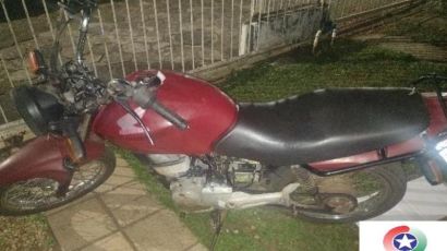 Homem é preso em Xaxim por receptação de motocicleta furtada