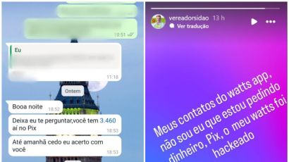Golpista clona WhatsApp de vereador de Xanxerê e pede dinheiro a contatos