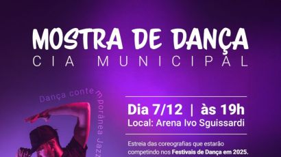 Mostra de Dança da Cia Municipal de Xanxerê acontece neste final de semana