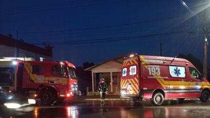 Incêndio atinge residência no Centro de Xanxerê