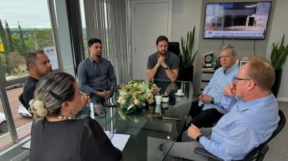 Abelardo Luz discute parceria com o Sebrae para fortalecer a economia local