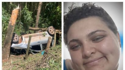 Vítima de capotamento na SC-156 morre no hospital em Xaxim 