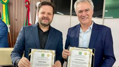 Prefeito, vice e vereadores eleitos em Xanxerê são diplomados pela Justiça Eleitoral