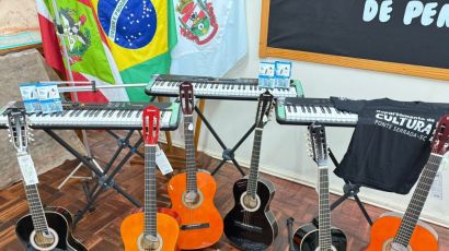 Departamento de Cultura de Ponte Serrada adquire equipamentos com recurso da PNAB