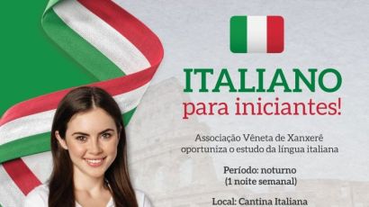 Associação Vêneta de Xanxerê abre inscrições para o curso de Italiano 2025
