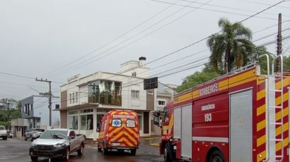 Motociclista fica ferido em colisão registrada no Centro de São Domingos