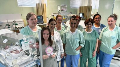 Bebês internados na UTI Neonatal do HRSP comemoram mesversário