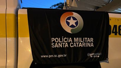 PMRv apreende grande quantidade de drogas em ônibus na SC-155