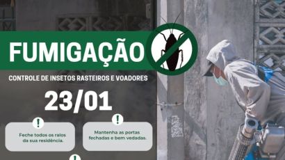 Secretaria de saúde realizará operação de fumigação no perímetro urbano em Ipuaçu