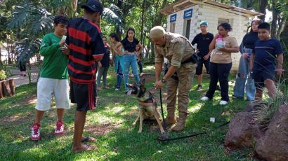 SCFV de Xanxerê promovem atividades diferenciadas em parceria com o Bombeiros e PM