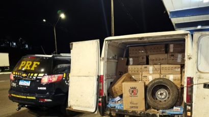 Cigarros contrabandeados são apreendidos em Xanxerê