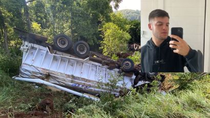 Identificado jovem xanxerense que morreu em acidente na SC-155