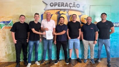 Projeto para criação de associação de futsal é apresentado ao prefeito de Xaxim