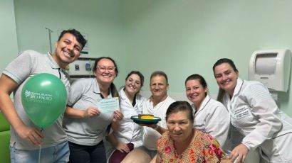 Paciente do HRSP recebe festa de aniversário durante internação