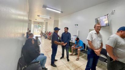 Prefeito em exercício visita Unidades Básicas de Saúde em Xanxerê