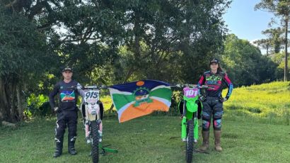 Pilotos de Xaxim representarão o Brasil no Campeonato Paraguaio de Motocross e Velocross