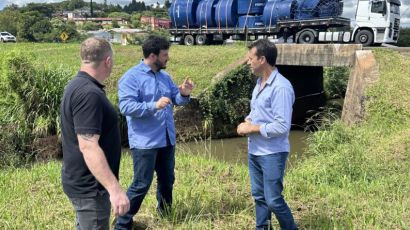 Administração municipal fará estudo hidrológico para combater alagamentos em Ponte Serrada