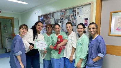 Bebê recebe alta após 100 dias na UTI Neonatal do HRSP