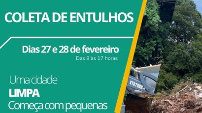 Secretarias de Bom Jesus realizarão mutirão de coleta de entulhos
