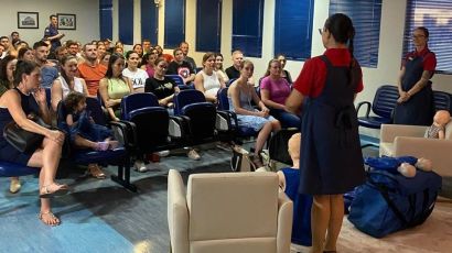 HRSP realiza primeiro Encontro de Gestantes de 2025 com foco em primeiros socorros