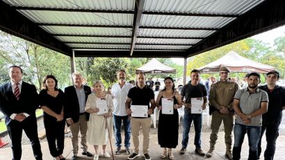 Polícia Militar de Xanxerê realiza homenagem aos veteranos
