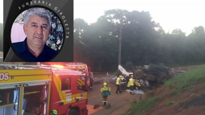 Identificado motorista que morreu em capotamento na SC-480 em Xanxerê