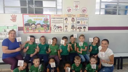 Escolas municipais de Xanxerê mobilizam estudantes sobre importância do combate ao Aedes aegypti