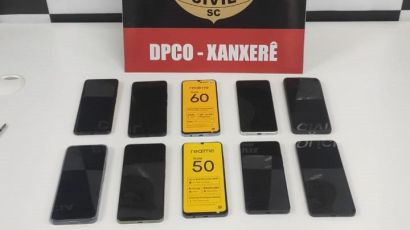 Suspeitos de furtarem aparelhos celulares são presos em Xanxerê