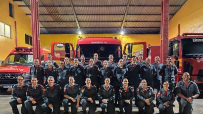 CBMSC realiza treinamento com Bombeiros Comunitários do 14º Batalhão em Xanxerê